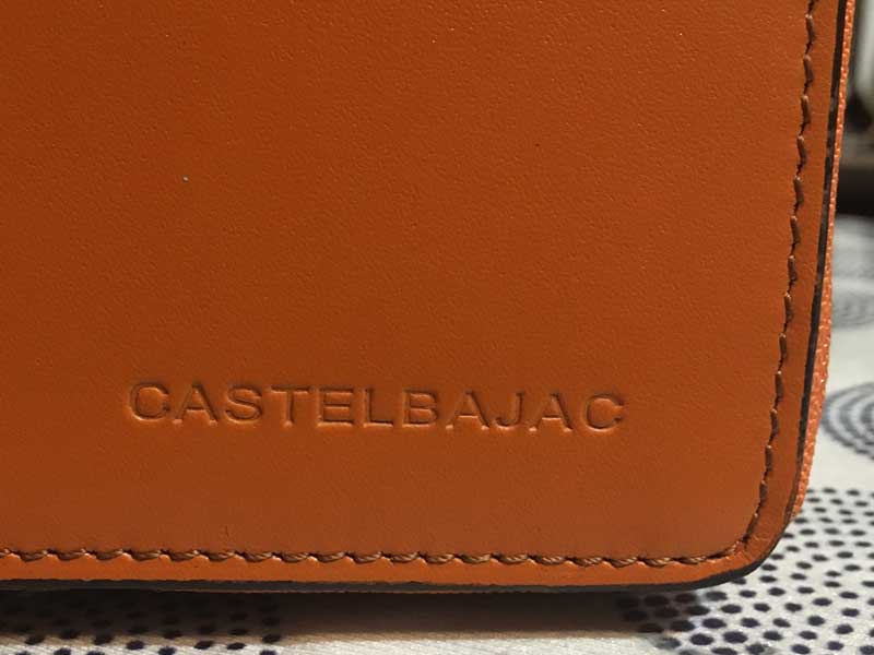 新品　未使用　CASTELBAJAC、カステルバジャック、牛革製のセカンドバック、クラッチバッグ