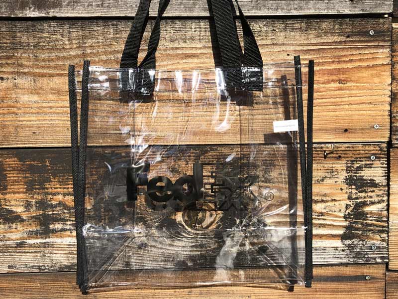 FedEx CLEAR BAG、COIN POUCH、フェデックス クリアトートバッグ、コインポーチ