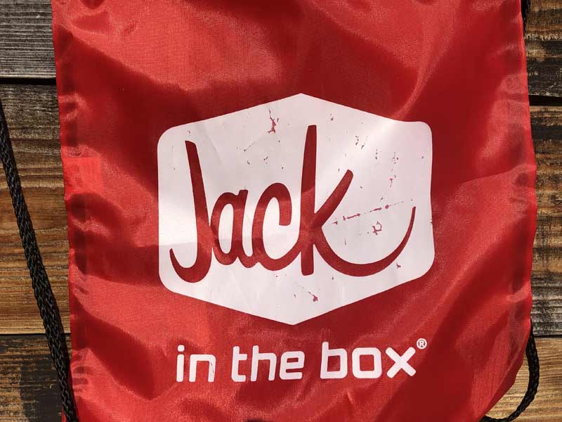 Jack in the box SNAP BAG、ジャックインザボックス 巾着仕様のスナップバッグ