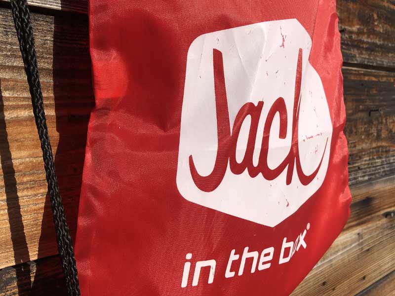 Jack in the box SNAP BAG、ジャックインザボックス 巾着仕様のスナップバッグ