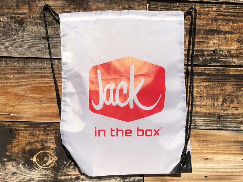 Jack in the box SNAP BAG、ジャックインザボックス 巾着仕様のスナップバッグ