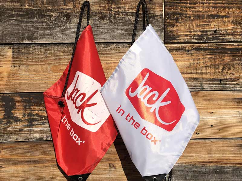 Jack in the box SNAP BAG、ジャックインザボックス 巾着仕様のスナップバッグ