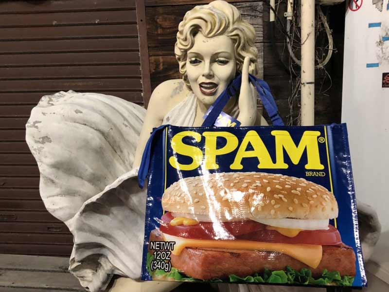 SPAM Big Tote Bag �X�p�� �r�b�N�o�b�O�A�g�[�g�o�b�N�A�V���b�s���O�o�b�O 