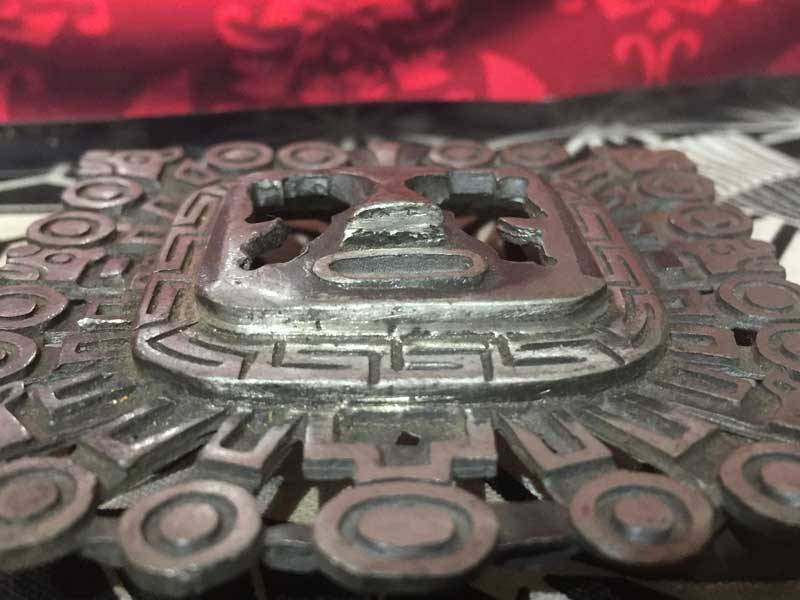 Vintage Used AZTEC Buckle �r���e�[�W�@�A�X�e�J���̃o�b�N��