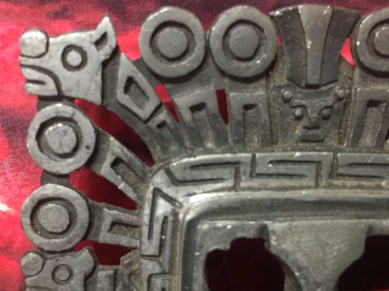 Vintage Used AZTEC Buckle �r���e�[�W�@�A�X�e�J���̃o�b�N��