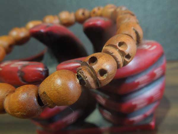 �V�i Wood Skull Bracelet �ؐ���L�T�C�Y�̃X�J���r�[�Y���g�p�����X�J���u���X���b�g L�T�C�Y