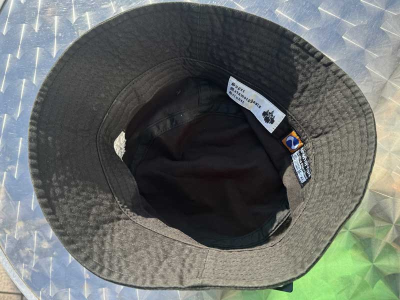 BLACK GANION �o���h �}�|�` 2024 �gMASTERPIECE�h BUCKET HAT Design by CASPER ( CMK / EDC )