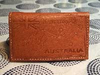 Australia Kangaroo Leather Key Holder オーストラリア製 カンガルー革の小銭入れ付きキーホルダー