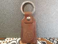 KC's Leather Craft Leather LED Light Key Ring