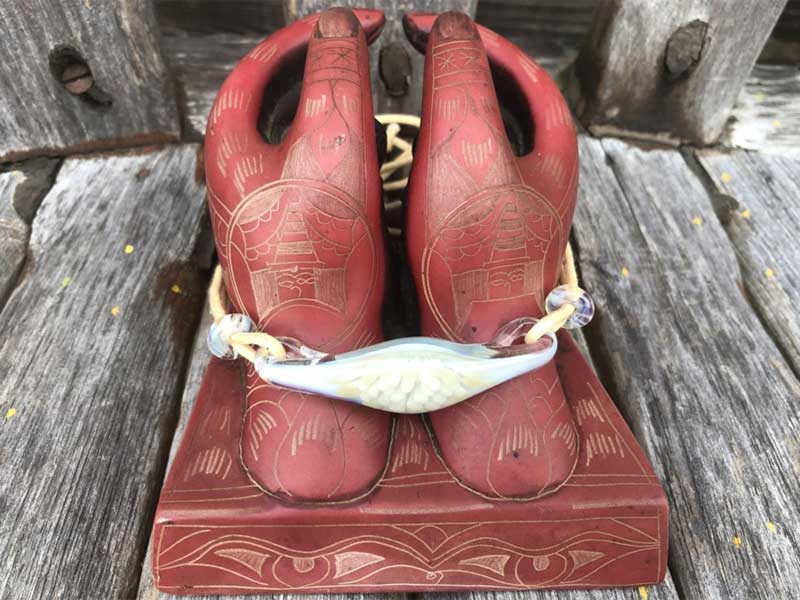 ���e�� �}�z�I �t�@�i�u���X���b�g B-239 Pyrex Glass ���g�p�����A�[�g�K���X�̃A�N�Z�T���[