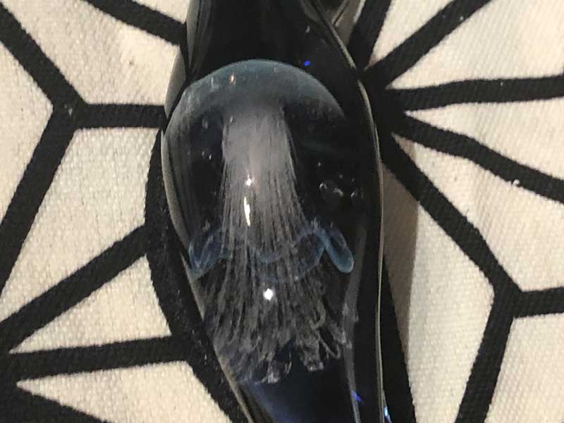 ���e�� �}�z�I Jellyfish �N���Q �w�A�S�� O-483 Pyrex Glass ���g�p�����A�[�g�K���X�̃A�N�Z�T���[