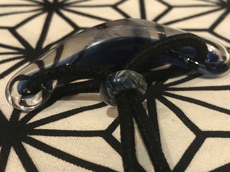 ���e�� �}�z�I Jellyfish �N���Q �w�A�S�� O-483 Pyrex Glass ���g�p�����A�[�g�K���X�̃A�N�Z�T���[