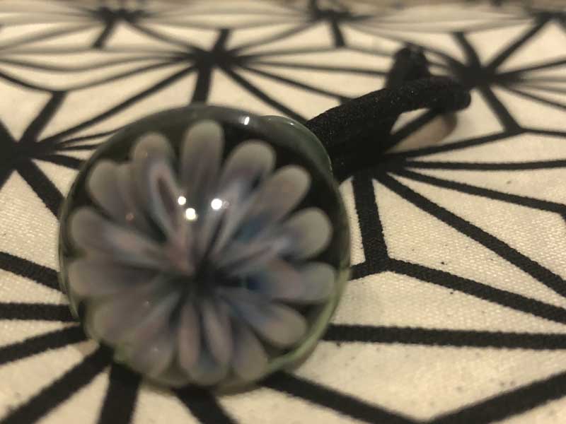 ���e�� �}�z�I �t�@�i �w�A�S�� O-509 Pyrex Glass ���g�p�����A�[�g�K���X�̃A�N�Z�T���[