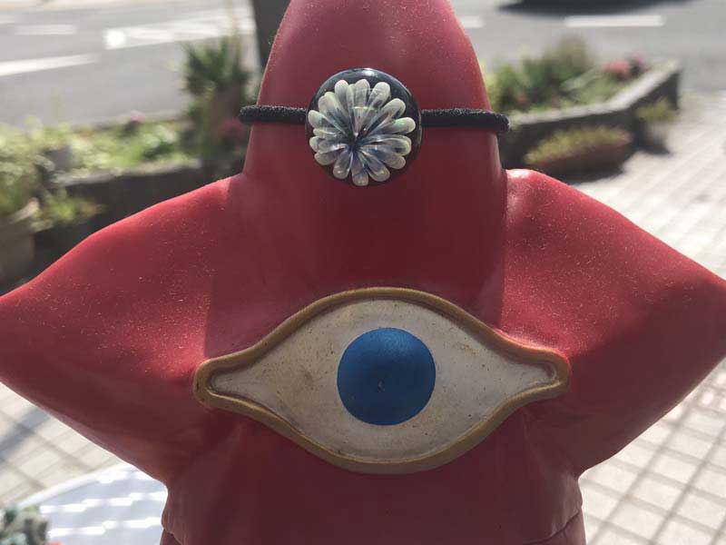 ���e�� �}�z�I �t�@�i �w�A�S�� O-509 Pyrex Glass ���g�p�����A�[�g�K���X�̃A�N�Z�T���[