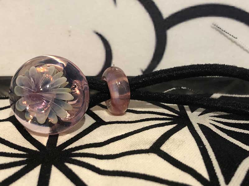 ���e�� �}�z�I �t�@�i �w�A�S�� O-514 Pyrex Glass ���g�p�����A�[�g�K���X�̃A�N�Z�T���[