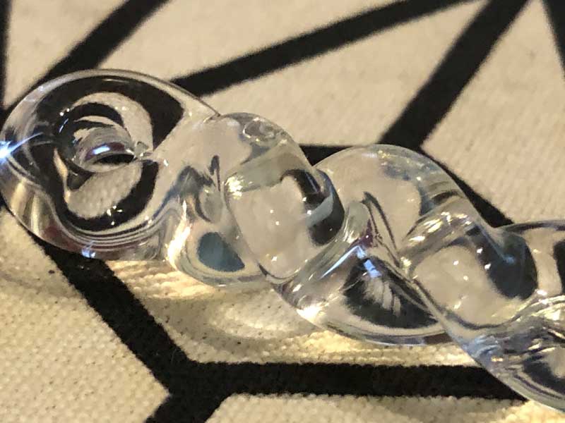 ���e�� �}�z�I ���j�R�[���̊p �y���_���g N-2253 PYREX�K���X���g�p�����A�[�g�K���X�̃l�b�N���X