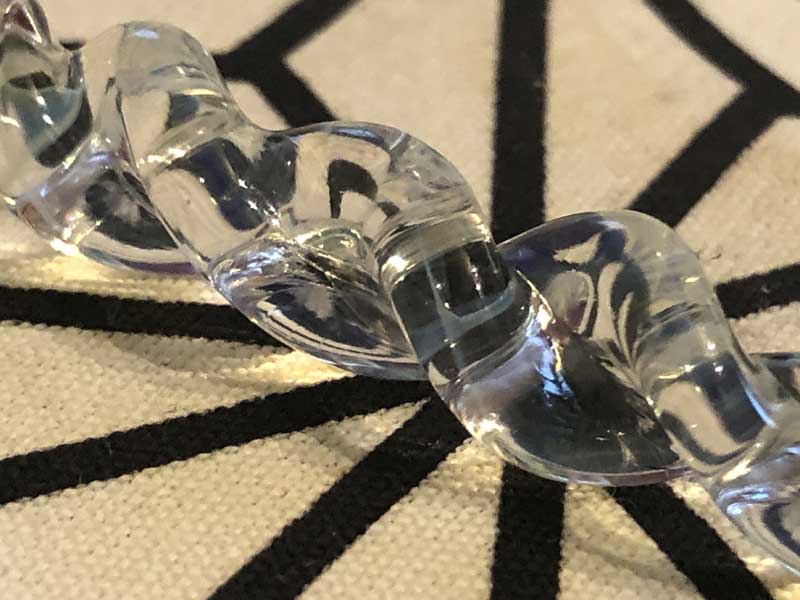 ���e�� �}�z�I ���j�R�[���̊p �y���_���g N-2253 PYREX�K���X���g�p�����A�[�g�K���X�̃l�b�N���X