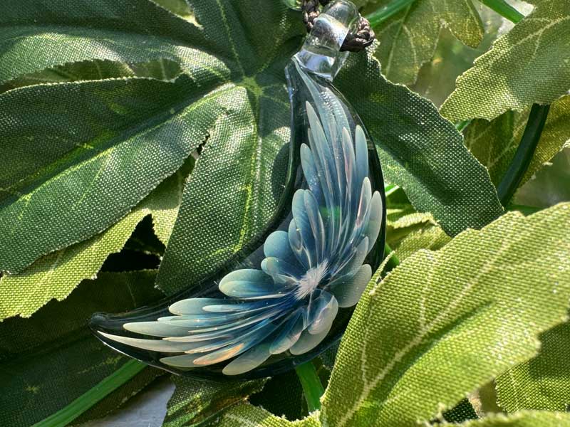 ���e�� �}�z�I LUNA CYCLE �O�����@N-3014 PYREX�K���X���g�p�����A�[�g�K���X�̃l�b�N���X