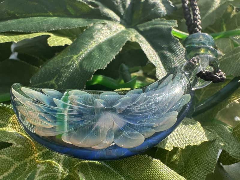 ���e�� �}�z�I LUNA CYCLE �O�����@N-3014 PYREX�K���X���g�p�����A�[�g�K���X�̃l�b�N���X