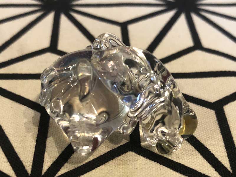 ���e�� �}�z�I Frog �^ �����N���A �y���_���g N-2397 PYREX�K���X���g�p�����A�[�g�K���X�̃l�b�N���X