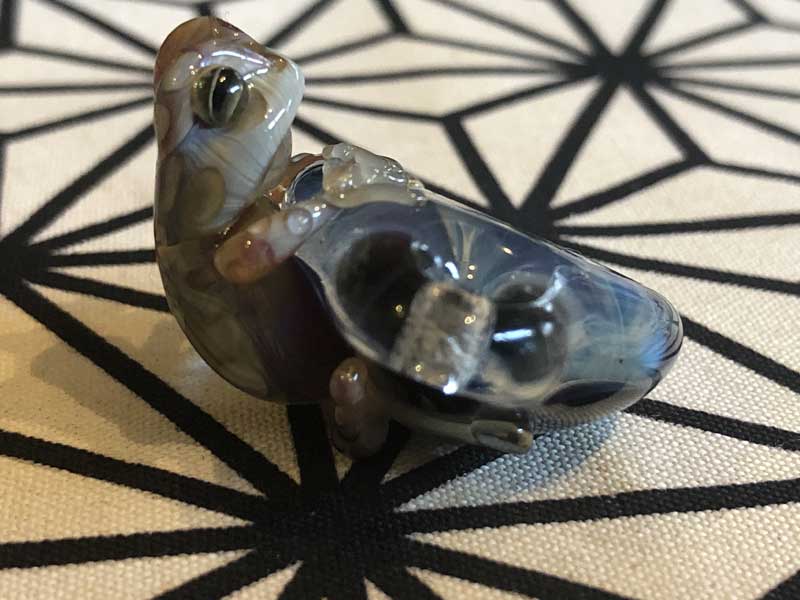 e }zI Frog F lbNX N-2436 Rt Pyrex Glass gpA[gKX̃ANZT[