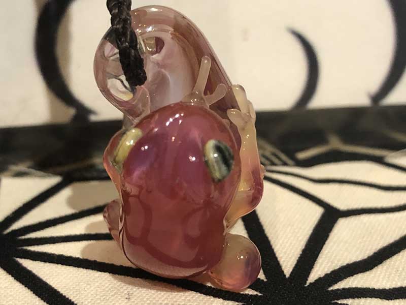 ���e�� �}�z�I Frog �^ xx �t�@�i �y���_���g N-3141 �R�t�� Pyrex Glass ���g�p�����l�b�N���X