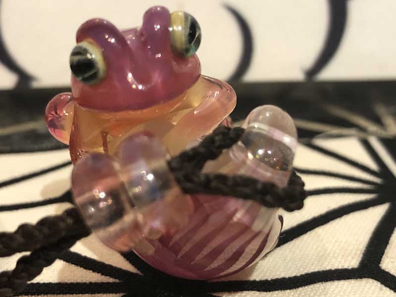 ���e�� �}�z�I Frog �^ xx �t�@�i �y���_���g N-3141 �R�t�� Pyrex Glass ���g�p�����l�b�N���X