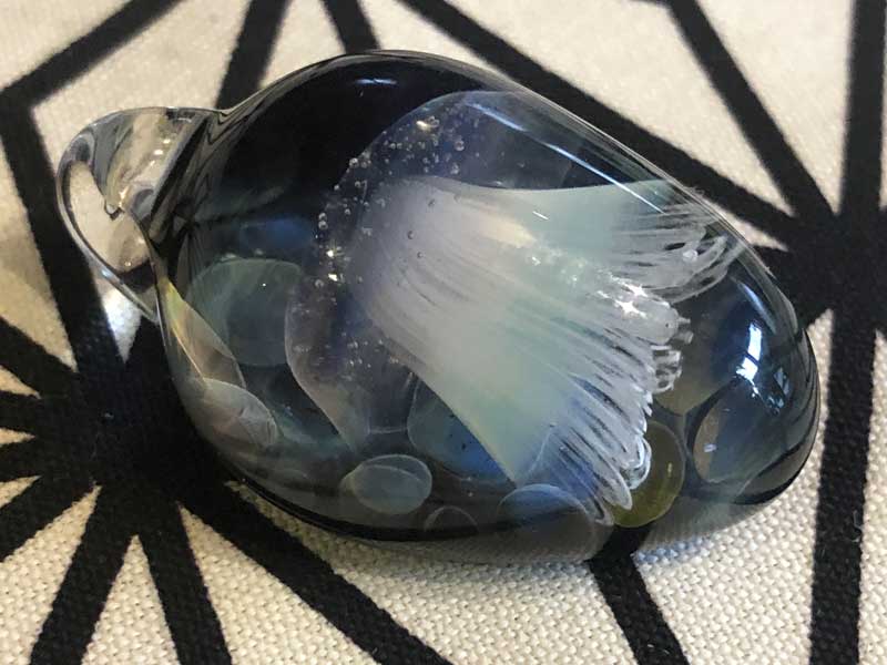 ���e�� �}�z�I Jellyfish �N���Q �y���_���g N-2122 PYREX�K���X���g�p�����A�[�g�K���X�̃l�b�N���X