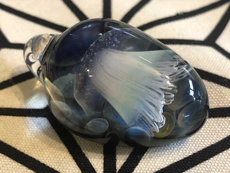 ���e�� �}�z�I Jellyfish �N���Q �y���_���g N-2122 PYREX�K���X���g�p�����A�[�g�K���X�̃l�b�N���X