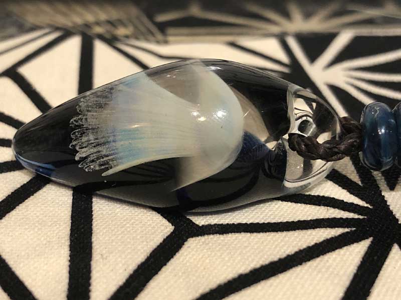 ���e�� �}�z�I Jellyfish �N���Q �y���_���g N-2623 PYREX�K���X���g�p�����A�[�g�K���X�̃l�b�N���X