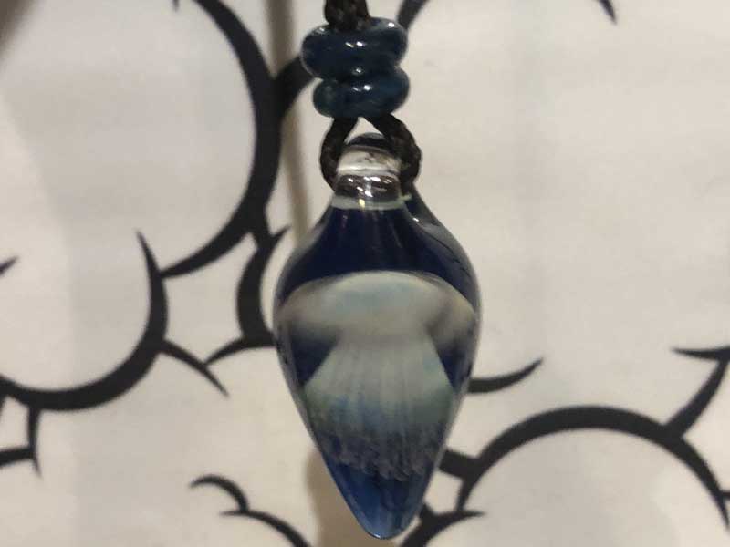 ���e�� �}�z�I Jellyfish �N���Q �y���_���g N-2623 PYREX�K���X���g�p�����A�[�g�K���X�̃l�b�N���X