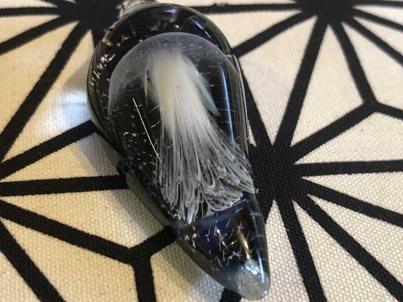 ���e�� �}�z�I Jellyfish �N���Q �y���_���g N-2881 PYREX�K���X���g�p�����A�[�g�K���X�̃l�b�N���X