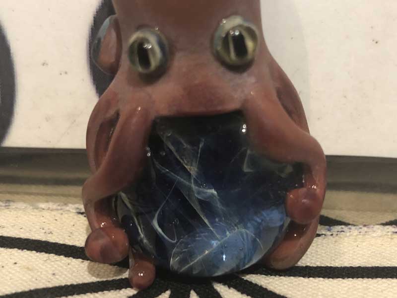 ���e�� �}�z�I Octopus �I�N�g�p�X�E�^�R �l�b�N���X N-2056�R�t�� Pyrex Glass �̃A�[�g�K���X�̃A�N�Z�T���[