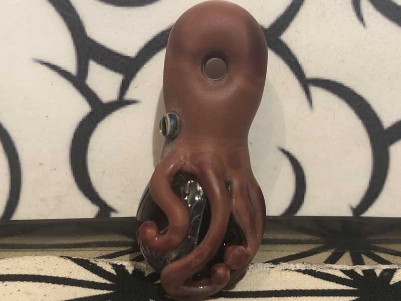 ���e�� �}�z�I Octopus �I�N�g�p�X�E�^�R �l�b�N���X N-2056�R�t�� Pyrex Glass �̃A�[�g�K���X�̃A�N�Z�T���[