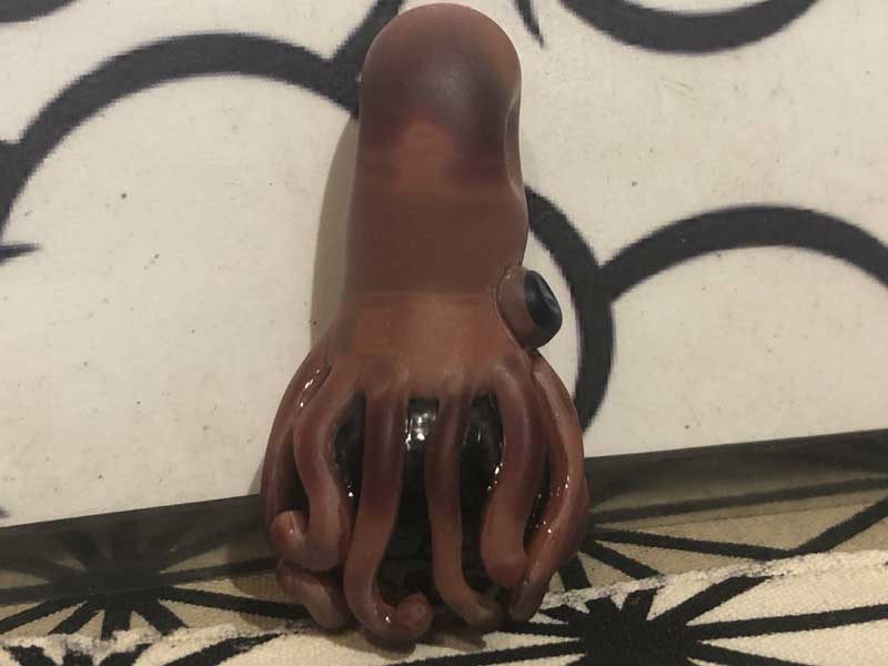 ���e�� �}�z�I Octopus �I�N�g�p�X�E�^�R �l�b�N���X N-2056�R�t�� Pyrex Glass �̃A�[�g�K���X�̃A�N�Z�T���[