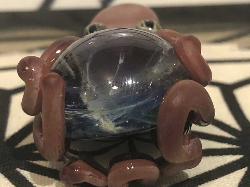 ���e�� �}�z�I Octopus �I�N�g�p�X�E�^�R �l�b�N���X N-2056�R�t�� Pyrex Glass �̃A�[�g�K���X�̃A�N�Z�T���[