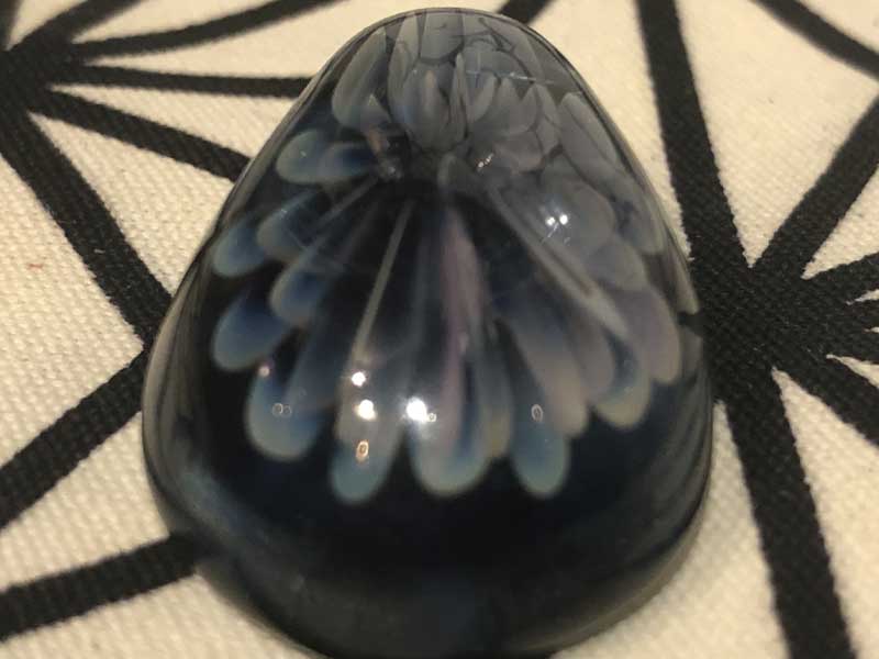 ���e�� �}�z�I �t�@�i �y���_���g N-3065 �R�t�� Pyrex Glass ���g�p�����A�[�g�K���X�̃l�b�N���X