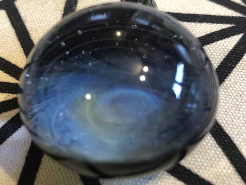 ���e�� �}�z�I Cosmo �F�� �y���_���g N-1127 �R�t�� Pyrex Glass ���g�p�����A�[�g�K���X�̃l�b�N���X