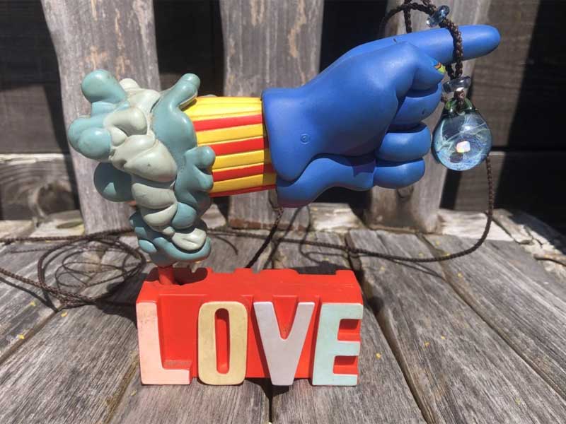 ���e�� �}�z�I �I�p�[�� �R�X�� �y���_���g N-2423 �R�t�� Pyrex Glass �A�[�g�K���X�̃l�b�N���X