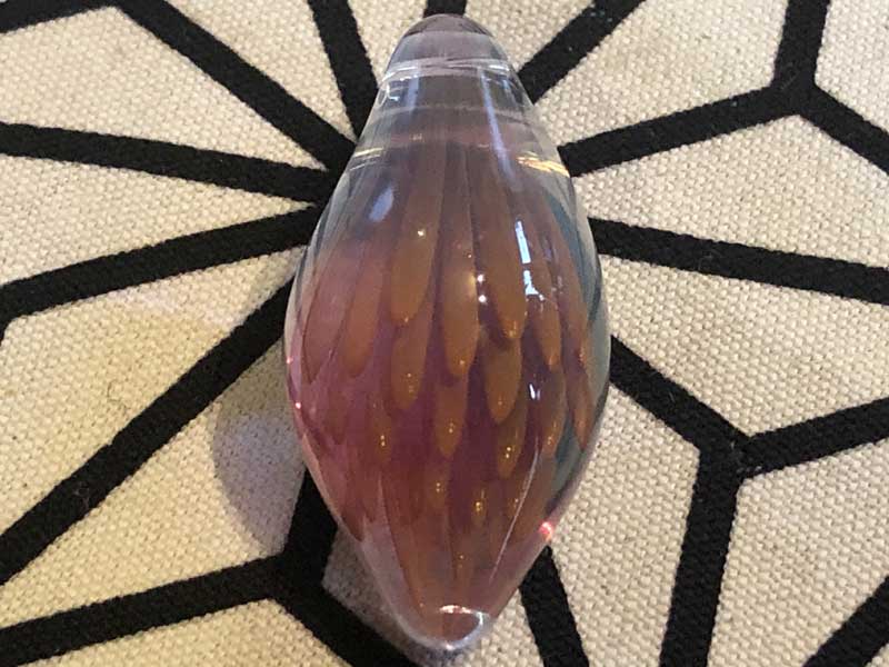 ���e�� �}�z�I �t�@�i �y���_���g N-2483 �R�t�� Pyrex Glass ���g�p�����A�[�g�K���X�̃l�b�N���X