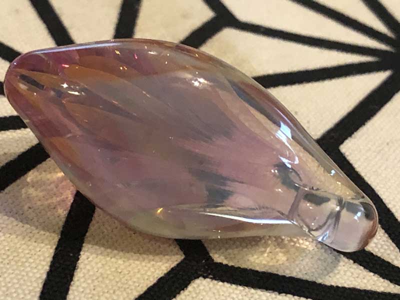 ���e�� �}�z�I �t�@�i �y���_���g N-2483 �R�t�� Pyrex Glass ���g�p�����A�[�g�K���X�̃l�b�N���X