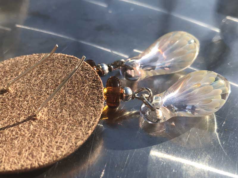 ���e�� �}�z�I �t�@�i�s�A�X O-449 Pyrex Glass ���g�p�����A�[�g�K���X�̃A�N�Z�T���[