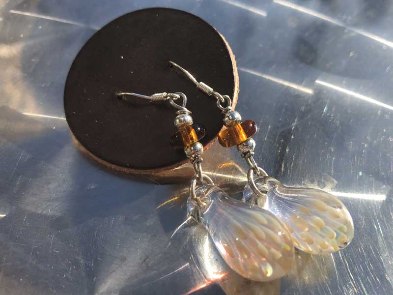 ���e�� �}�z�I �t�@�i�s�A�X O-449 Pyrex Glass ���g�p�����A�[�g�K���X�̃A�N�Z�T���[