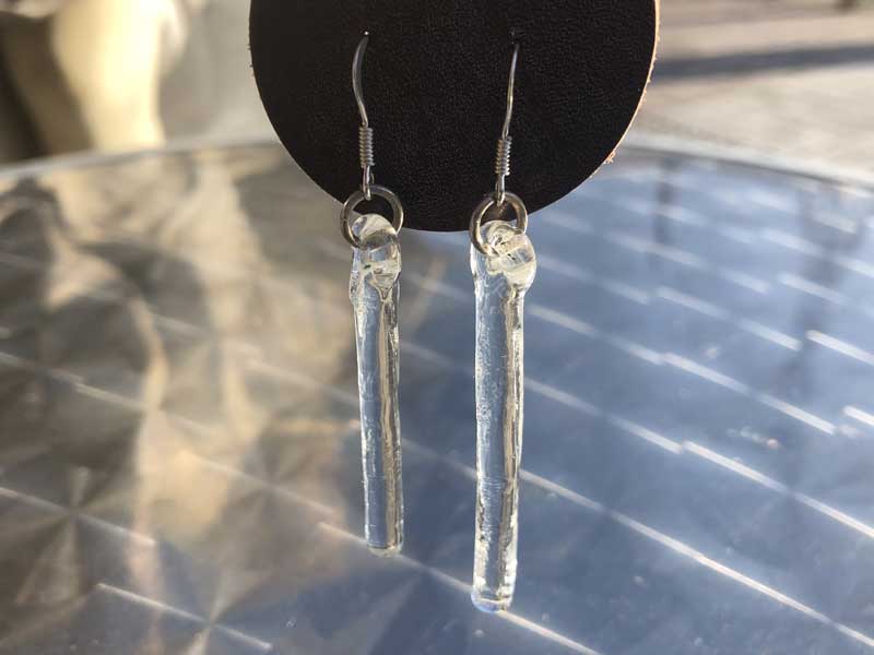 ���e�� �}�z�I �X�e�B�b�N�s�A�X O-337 Pyrex Glass ���g�p�����A�[�g�K���X�̃A�N�Z�T���[