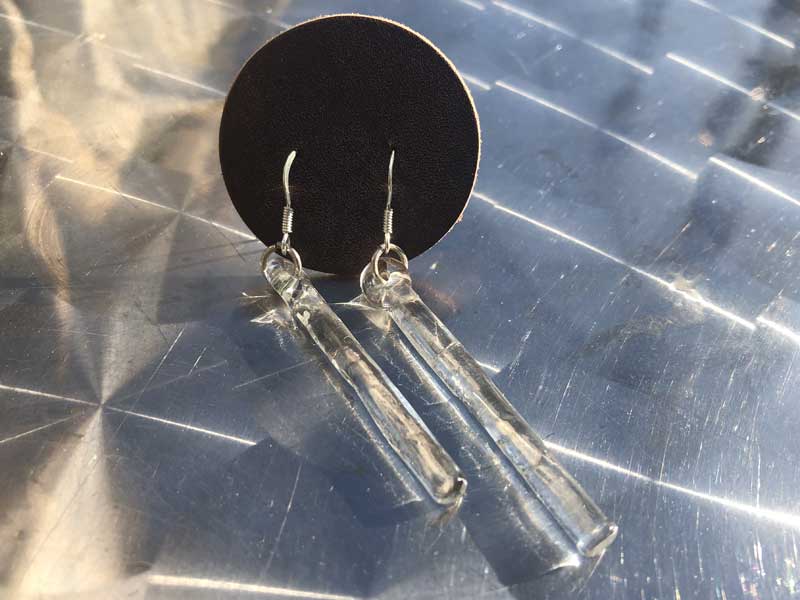 ���e�� �}�z�I �X�e�B�b�N�s�A�X O-337 Pyrex Glass ���g�p�����A�[�g�K���X�̃A�N�Z�T���[