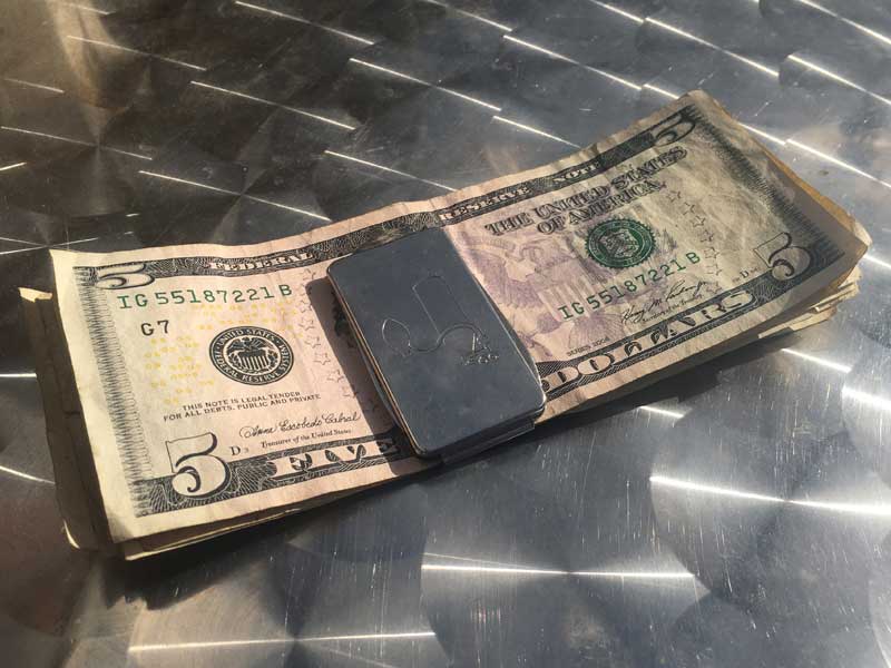 Vintage Perfume Bottle�̍������money clip�A�r���e�[�W �����{�g���f�U�C���̃}�l�[�N���b�v