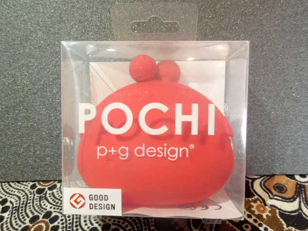 p+g design シリコン製のPOCHI (ポチ)　Red