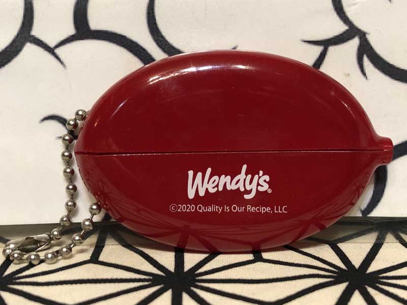 US Rubber Coin Case、Coin Purse/WENDY'S Red