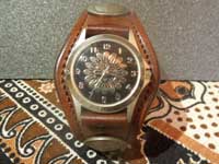 KC's Leather Craft 3�R���`�� ���U�[�u���X �E�I�b�`�@Brown