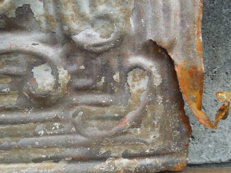 Antique 19���I�㔼�A1800�N��㔼 ���[���b�p�̃e�L�X�^�C�����̃u���L�̊Ŕ�1�AJunk�AWall Deco